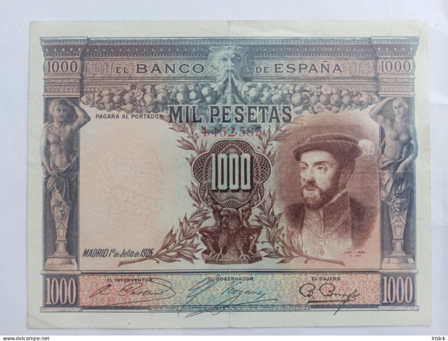 Espagne 1000 Pesetas 1925 - 1000 Peseten