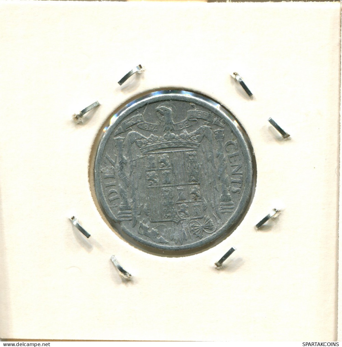 10 CENTIMOS 1941 ESPAÑA Moneda SPAIN #AZ969.E - 10 Centesimi