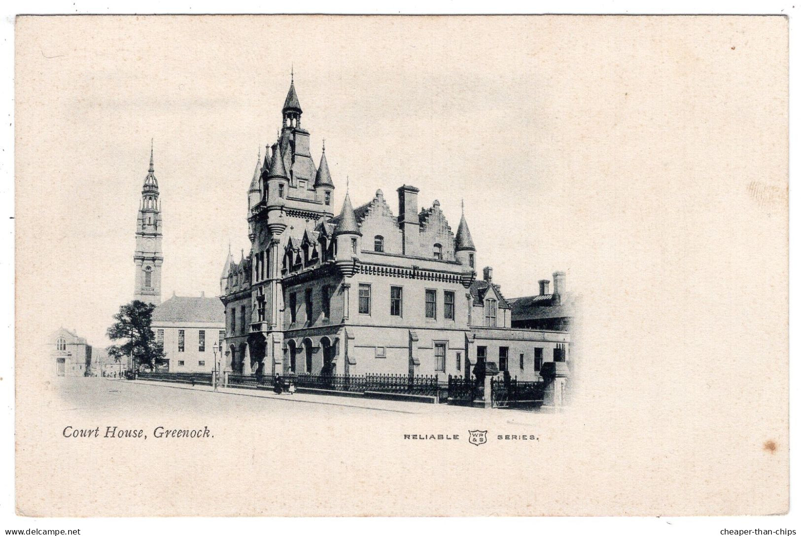 GREENOCK - Court House - Reliable Series - Undivided Back - Renfrewshire