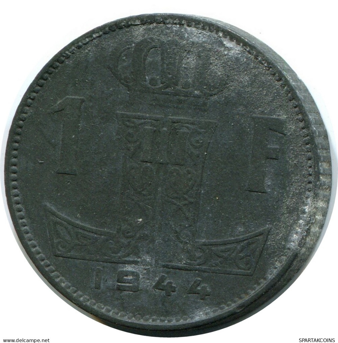 1 FRANC 1944 BÉLGICA BELGIUM Moneda #AW914.E - 1 Franc