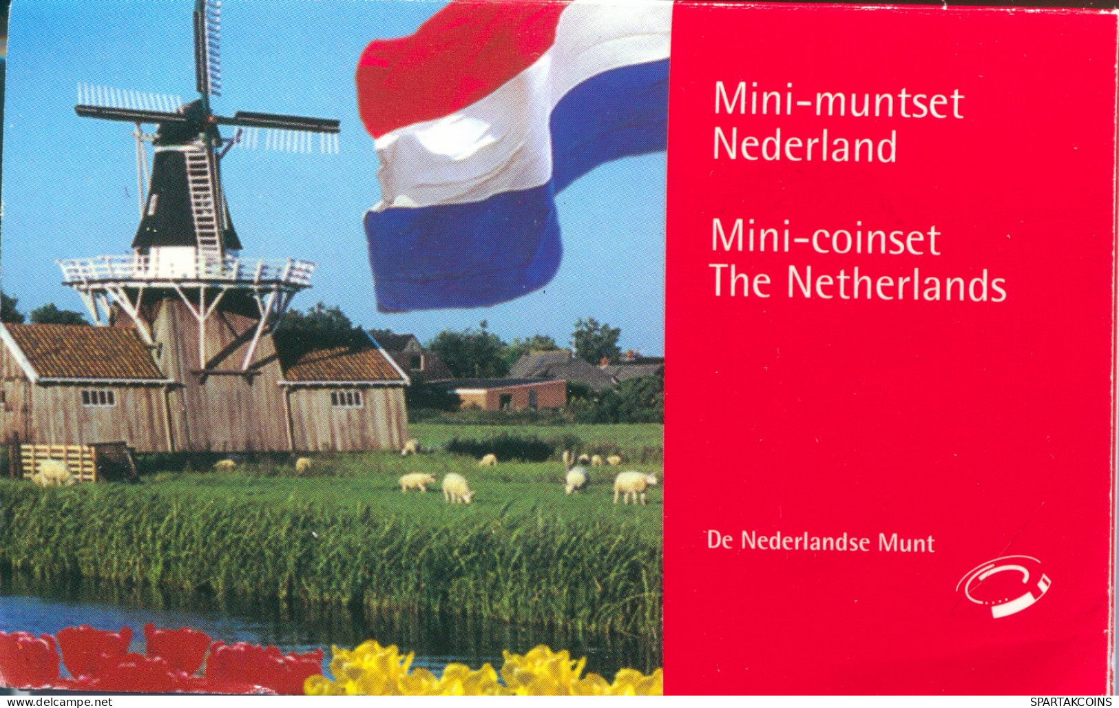 NETHERLANDS 1998 MINI COIN SET 6 Coin RARE #SET1049.7.U - Mint Sets & Proof Sets