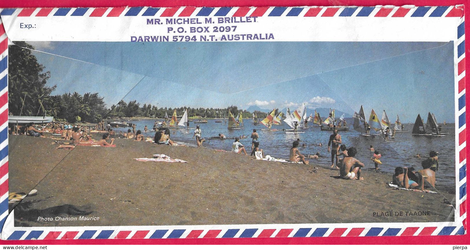 AUSTRALIA - TRADE ILLUSTRATED ENVELOPE BY AIR MAIL 747 UTA - Briefe U. Dokumente