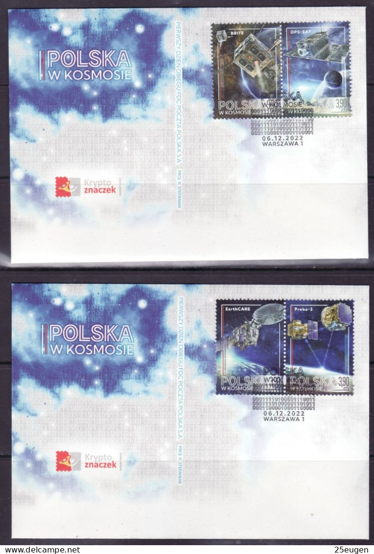 POLAND 2022 Michel No 5423 - 5426 FDC - Covers & Documents