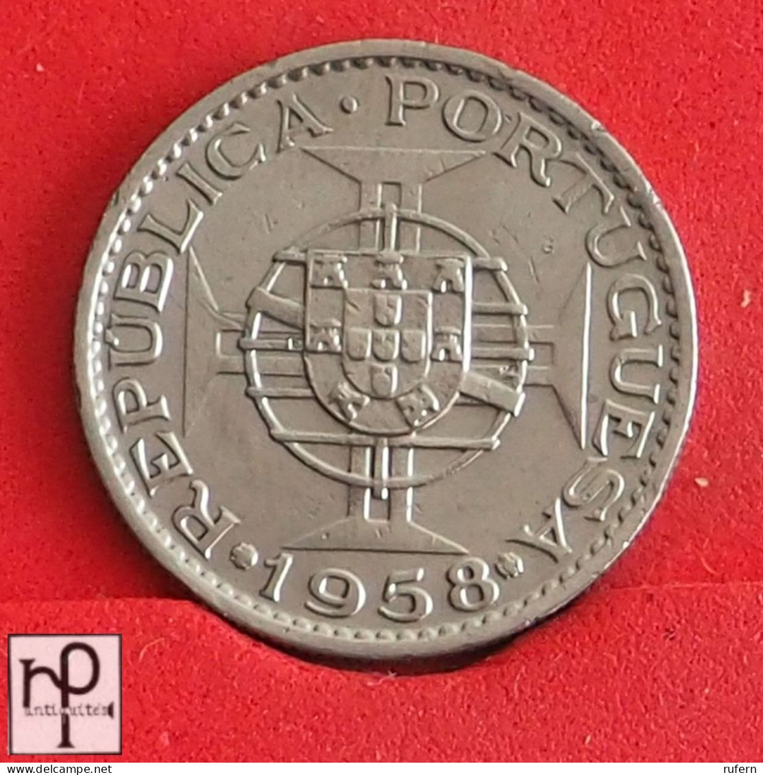 TIMOR 60 CENTAVOS 1958 - KM# 12 - (Nº54589) - Timor