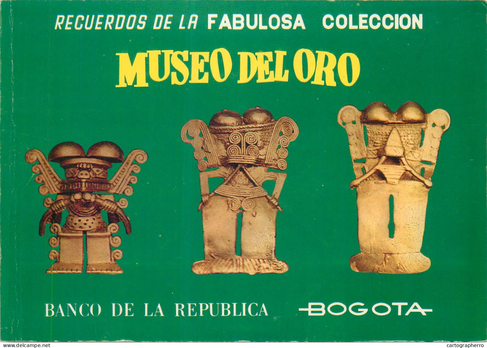 Colombia Bogota Gold Museum Fine Art Postcard Estilo Darien - Colombie