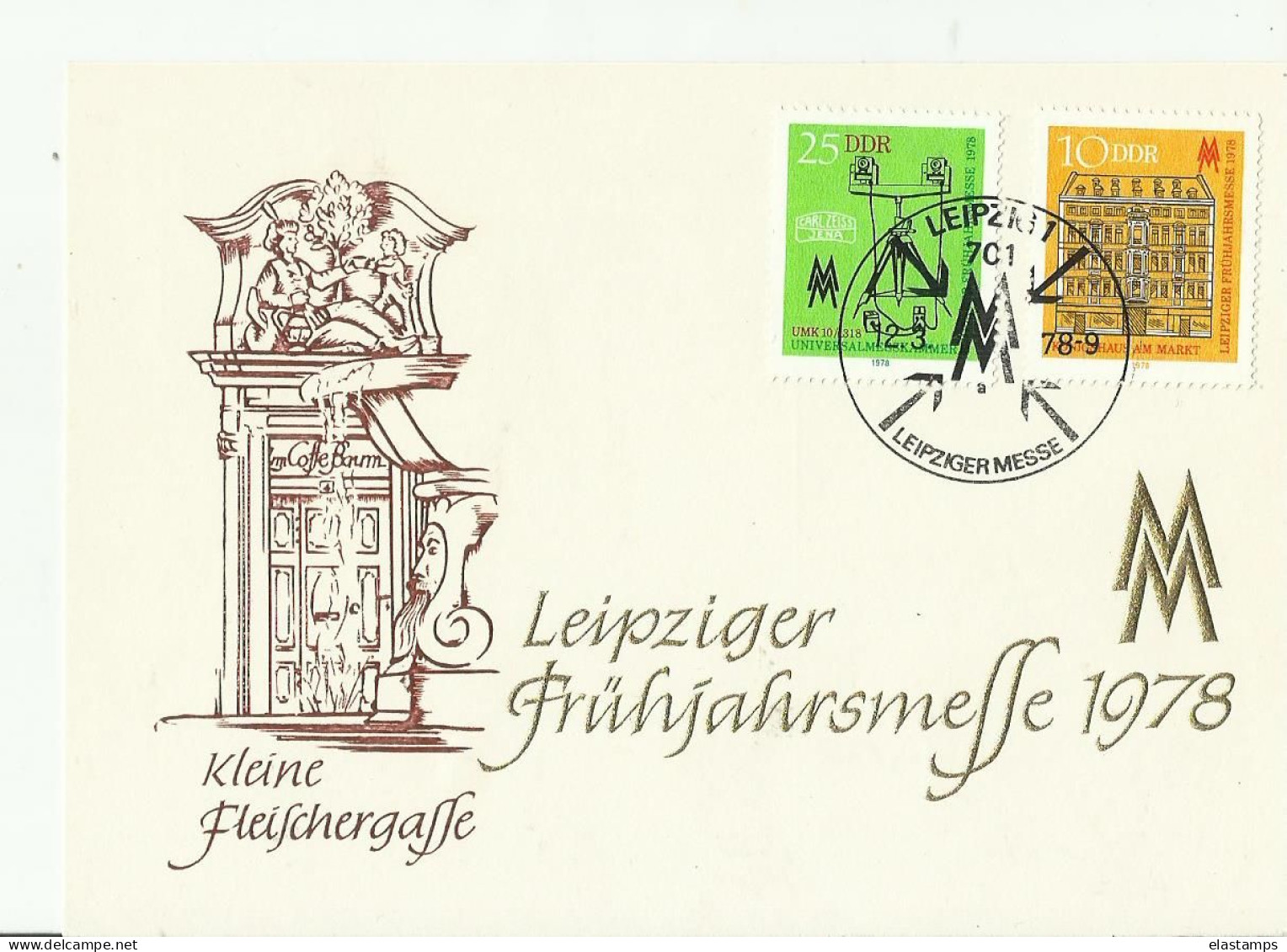 DDR GS 1978 MESSE - Postkarten - Gebraucht