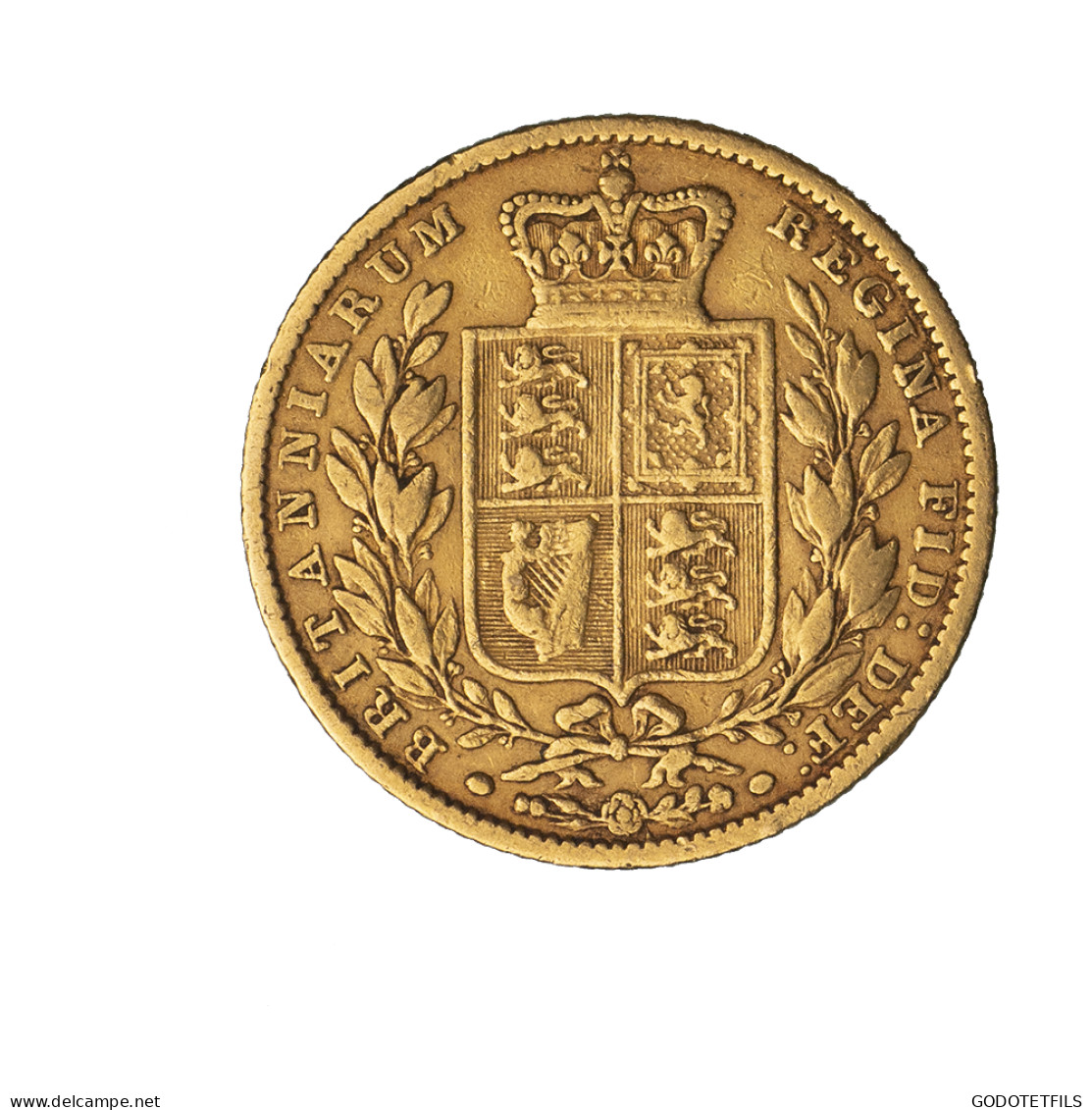 Royaume-Uni Souverain Victoria 1848 Londres - 1 Sovereign