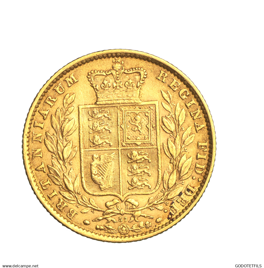 Royaume-Uni Souverain Victoria 1873 Londres - 1 Sovereign