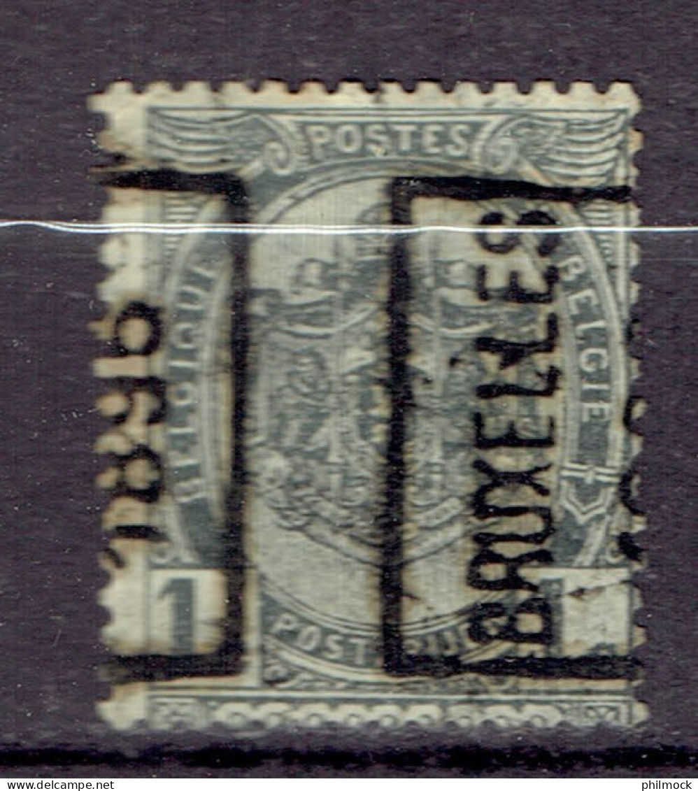 0P - Préo - Voorafgestempelde Zegels 22A Bruxelles - 1895 Timbre N° 53 - Roulettes 1894-99