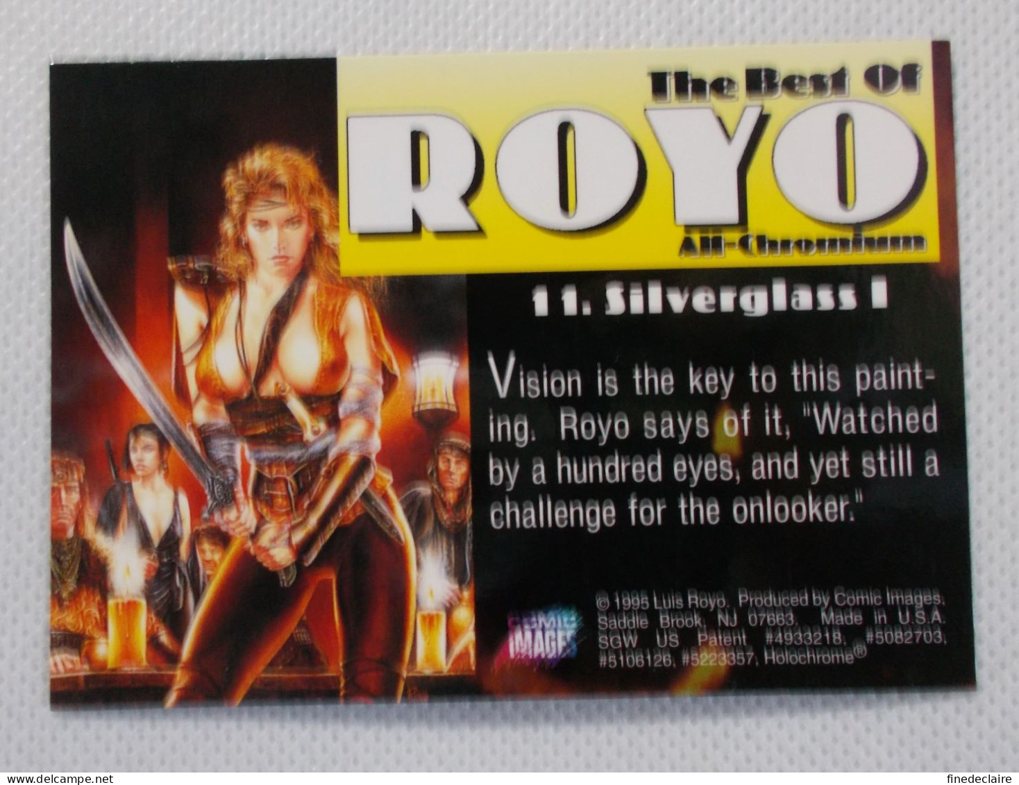 Card / Carte Rigide - 6,4 X 8,9 Cm - The Best Of ROYO All-Chromium 1995 - N°11 - Silverglass I - Andere & Zonder Classificatie