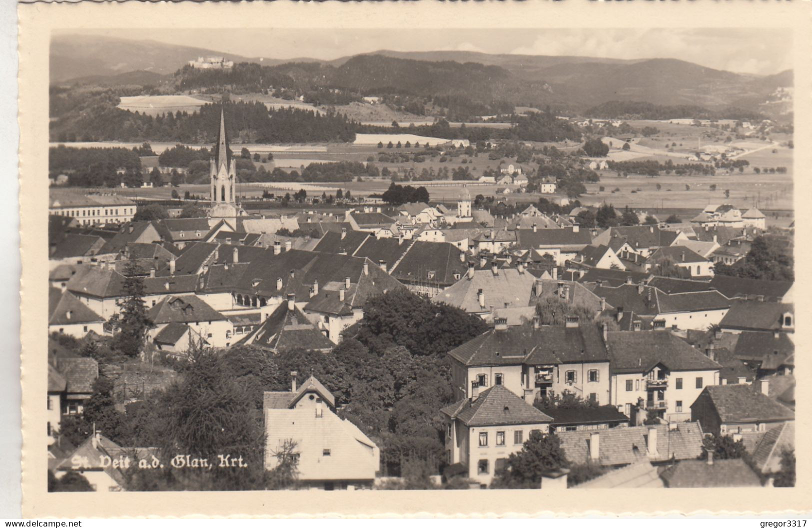 C8233) ST. VEIT A. D. GLAN - Kärnten - Häuer DETAILS Richtung Kirche 1941 - St. Veit An Der Glan