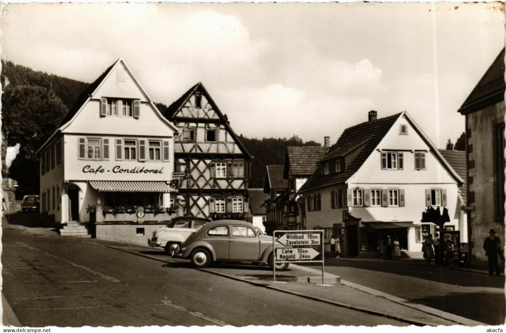 CPA AK Bad Teinach- Cafe Conditorei GERMANY (908086) - Kaiserstuhl