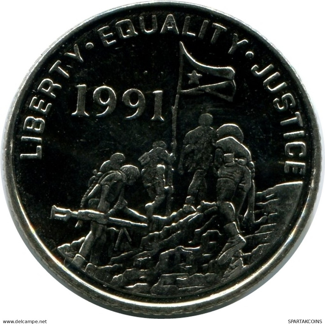 10 CENTS 1997 ÉRYTHRÉE ERITREA UNC Bird Ostrich Pièce #M10301.F - Erythrée