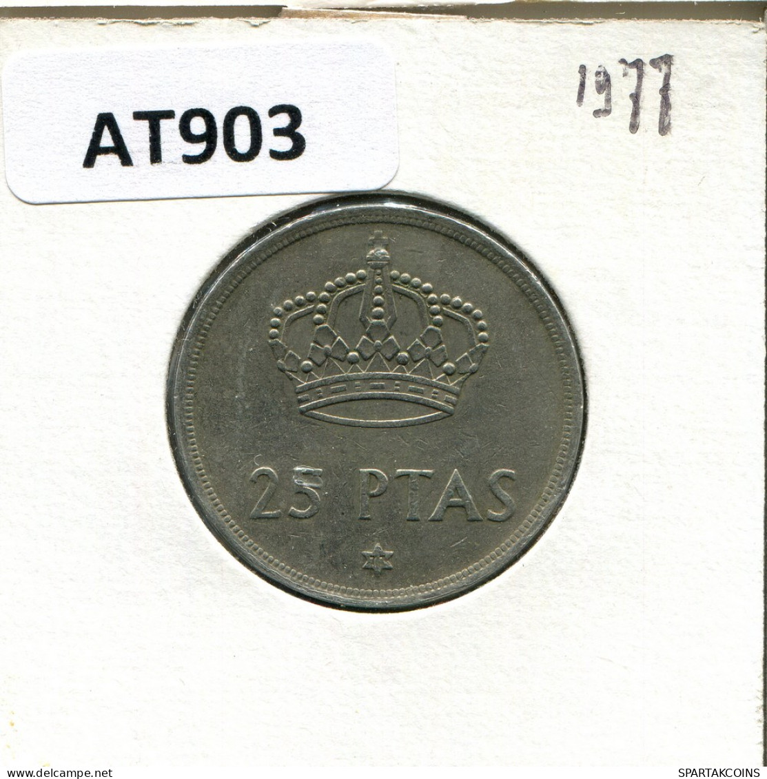 25 PESETAS 1975 SPAIN Coin #AT903.U - 25 Peseta