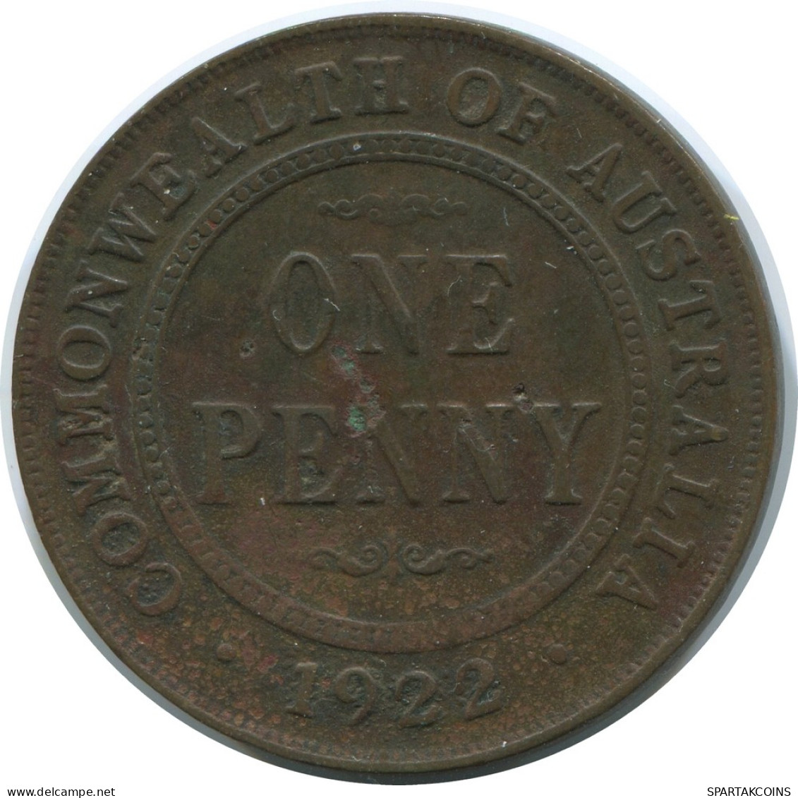 1 PENNI 1932 AUSTRALIA Coin #AE782.16.U - Penny