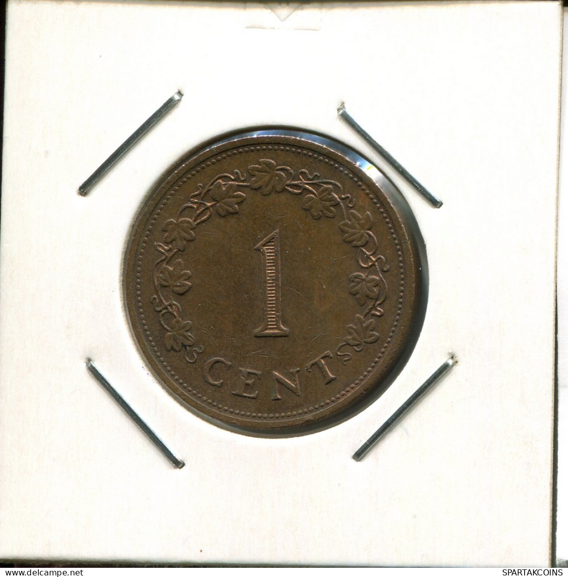 1 CENT 1977 MALTA Coin #AR694.U - Malta