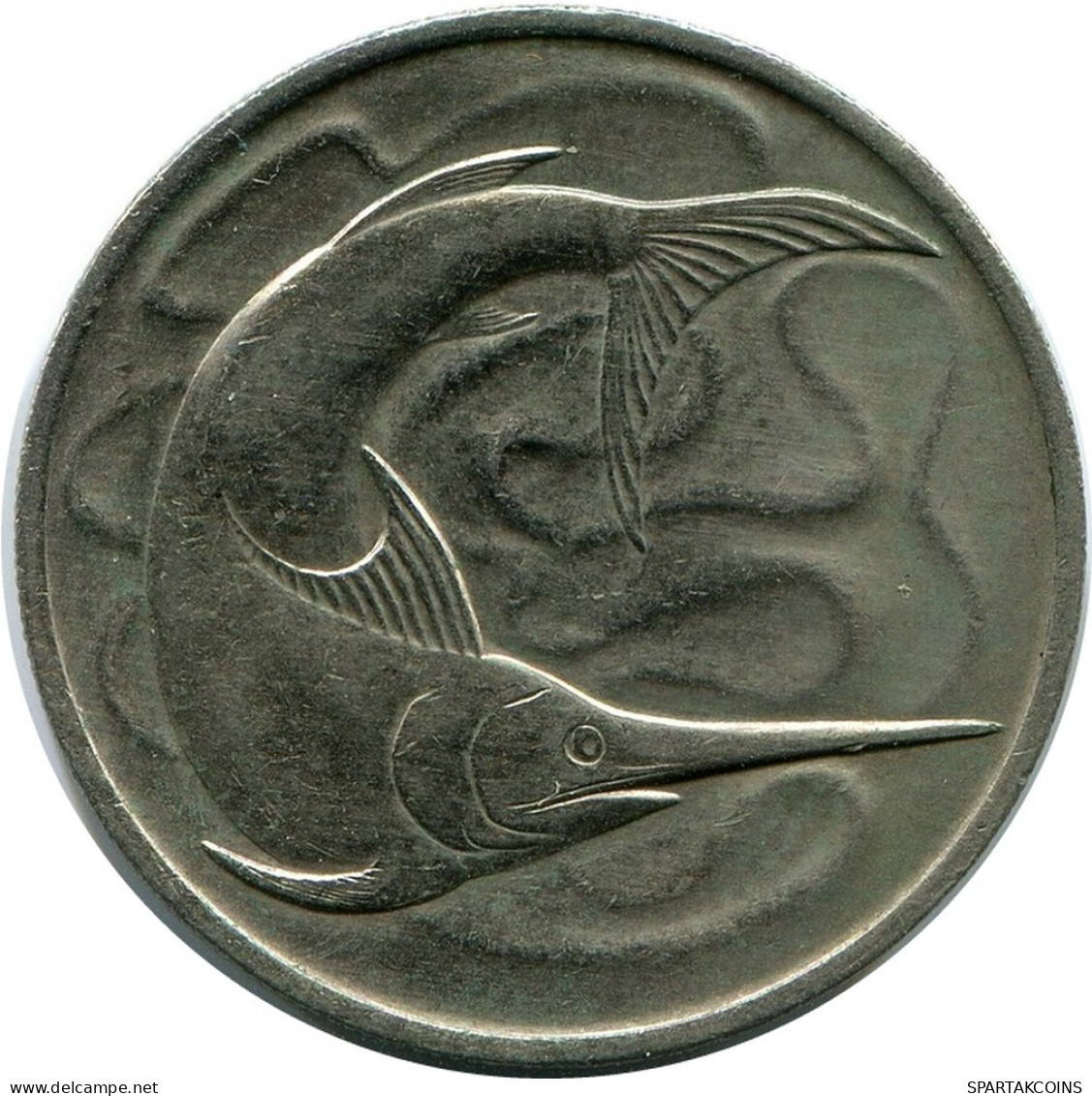 20 CENTS 1967 SINGAPUR SINGAPORE Münze #AR173.D - Singapore