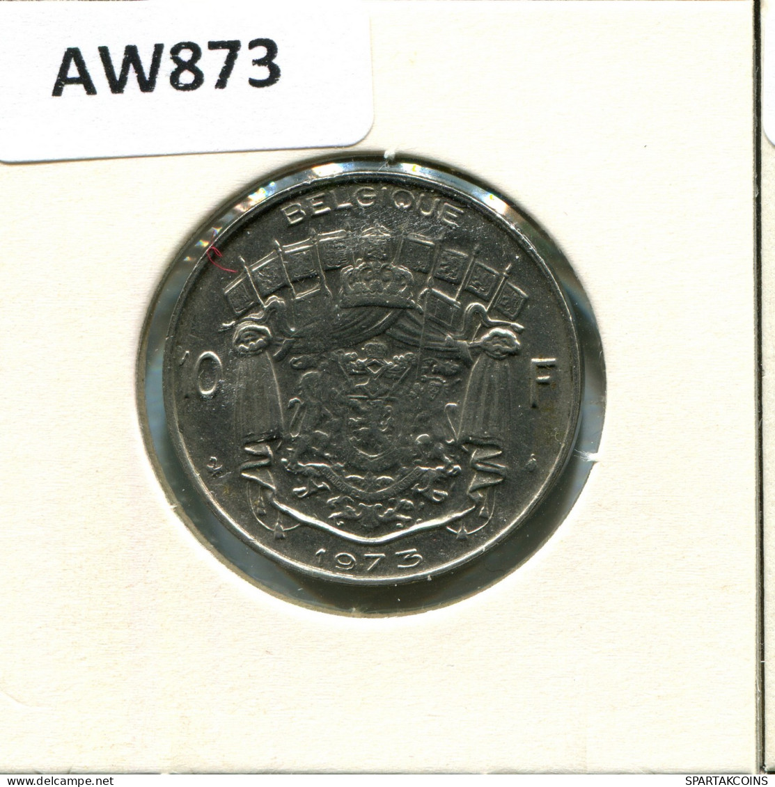 10 FRANCS 1973 Französisch Text BELGIEN BELGIUM Münze #AW873.D - 10 Francs