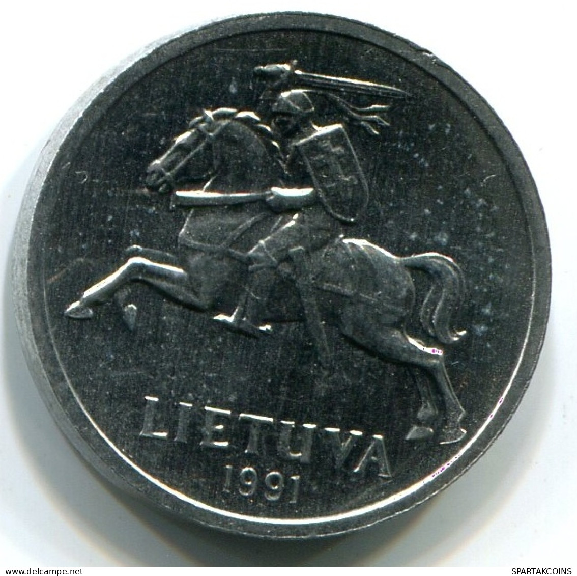 2 CENTAI 1991 LITAUEN LITHUANIA UNC Münze #W10904.D - Litauen