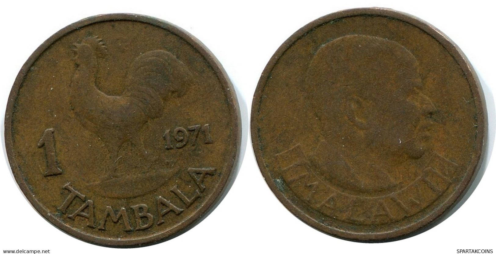 1 TAMBALA 1971 MALAWI Moneda #BA196.E - Malawi
