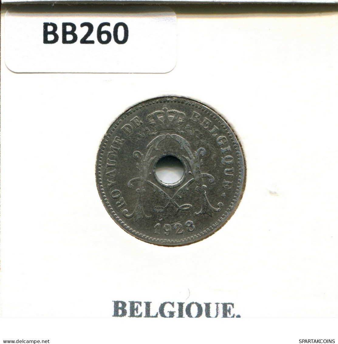 10 CENTIMES 1928 FRENCH Text BÉLGICA BELGIUM Moneda #BB260.E - 10 Cents