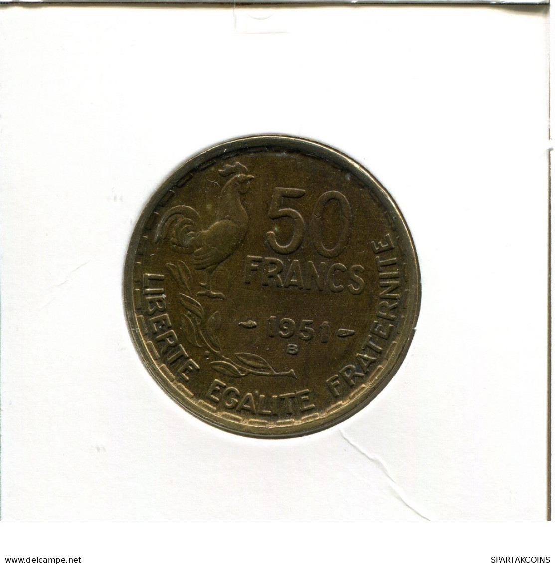 50 FRANCS 1951 D FRANCIA FRANCE Moneda #AK945.E - 50 Francs