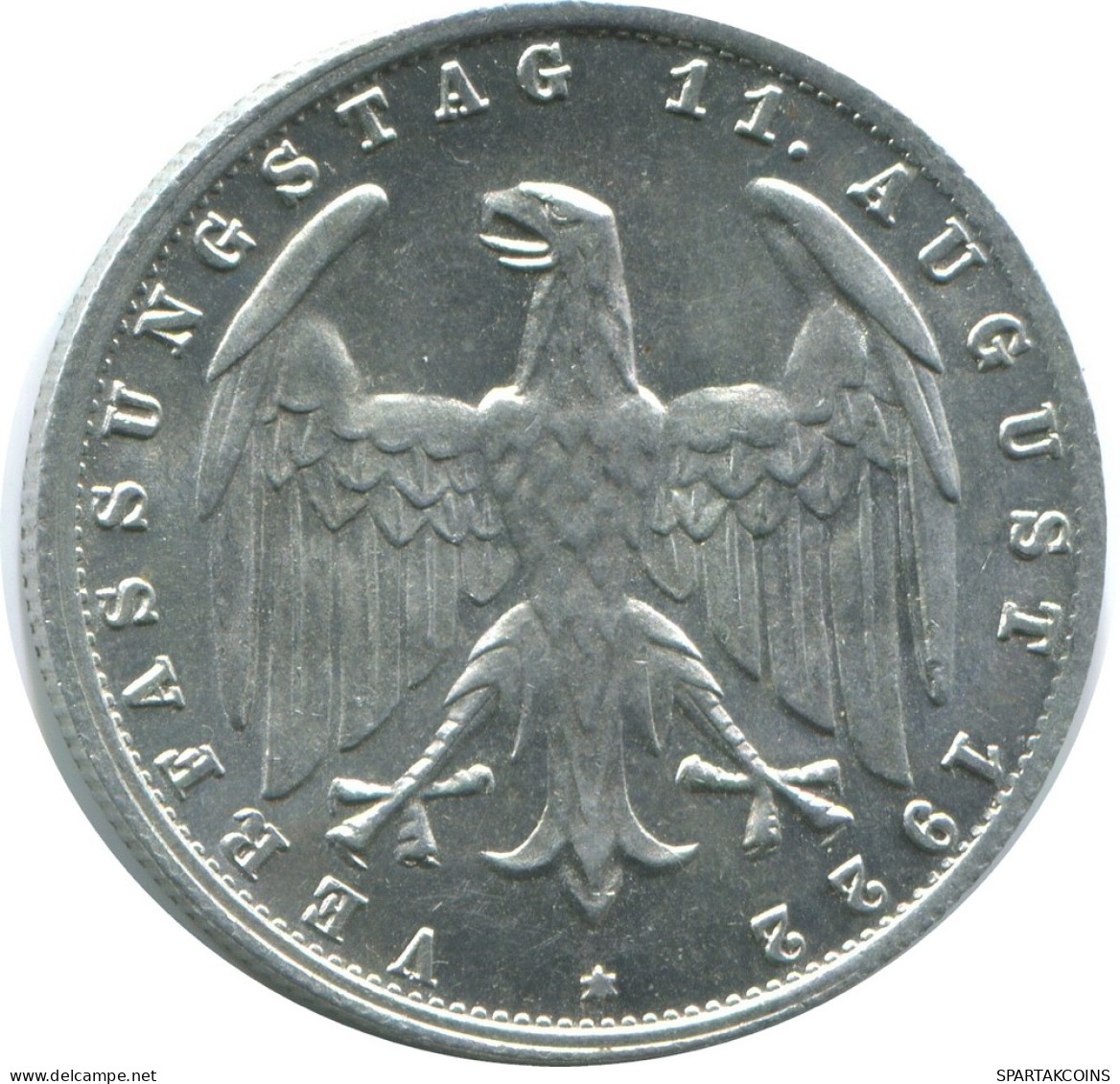 3 MARK 1922 J ALEMANIA Moneda GERMANY #AE440.E - 3 Mark & 3 Reichsmark