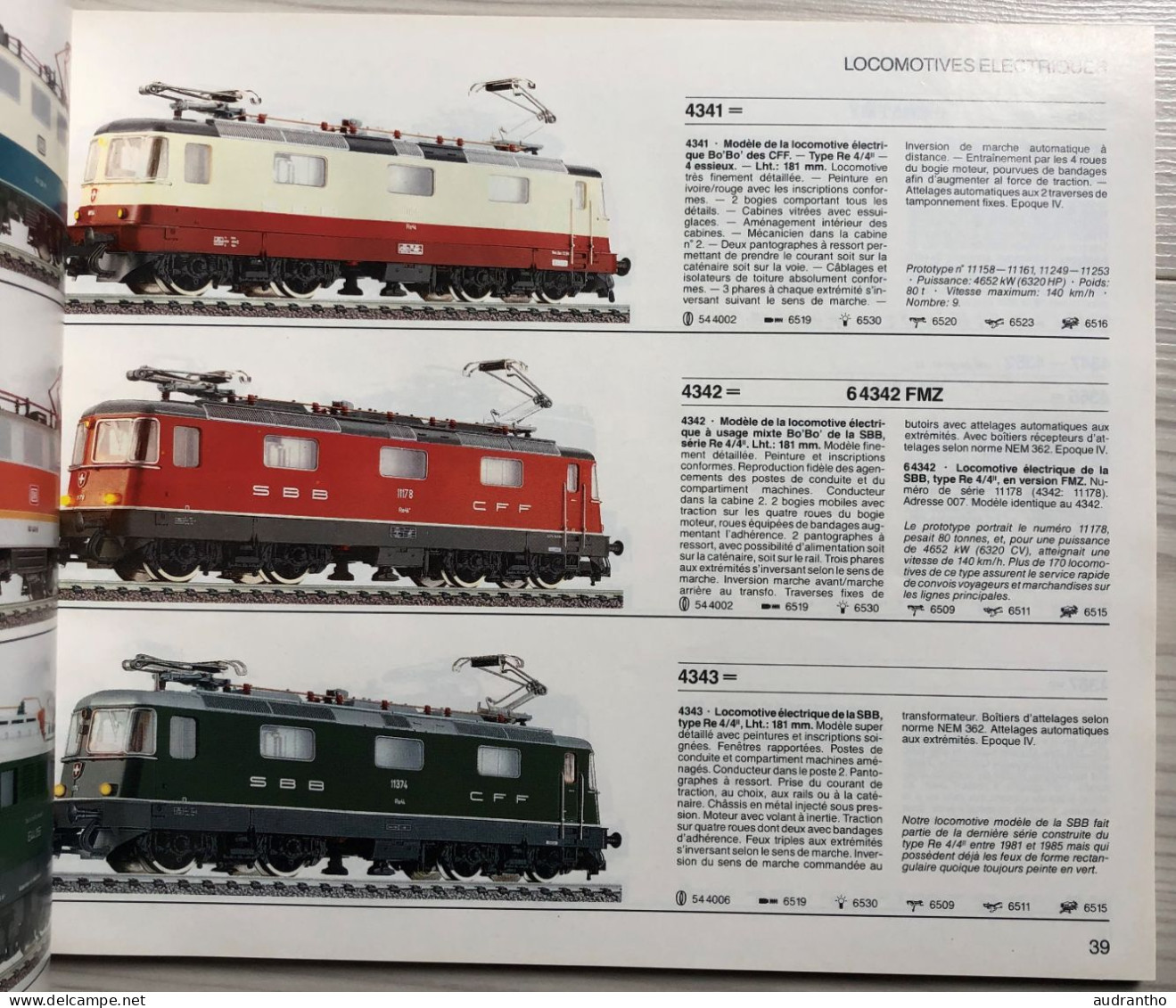 Catalogue FLEISCHMANN Le Train-modèle Des Professionnels HO 1991/1992 - French