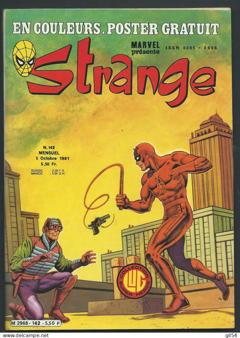  Album N°142 -  Strange   5 Octobre 1981 ( Pas De Poster )   FAB9506 - Strange