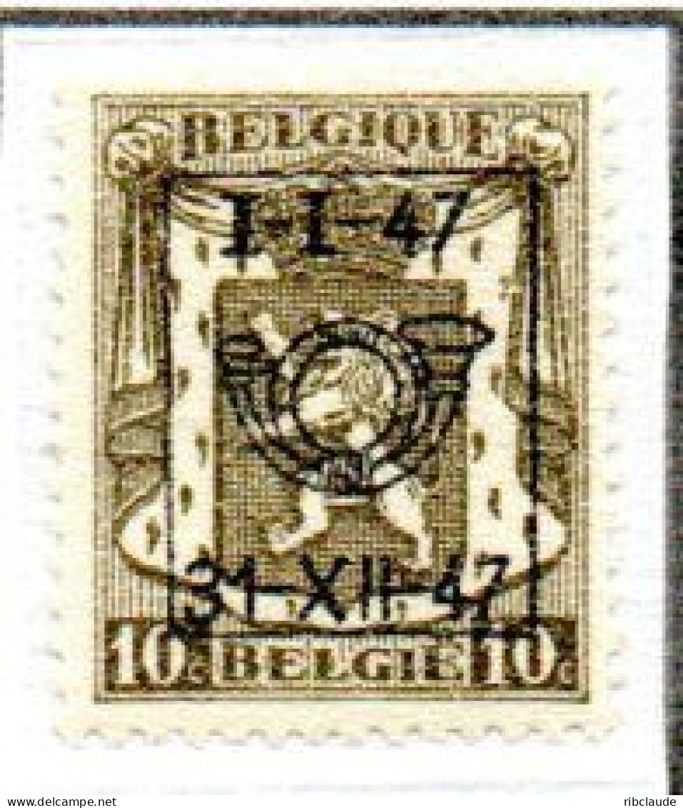Préo Typo N°560 à 566 - Typo Precancels 1936-51 (Small Seal Of The State)