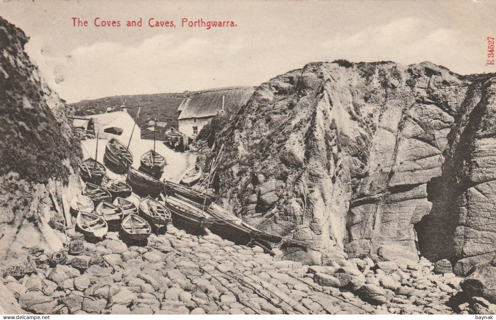 ENG111  --  THE COVES AND CAVES PORTHGWARRA  --  LAND"S END  --  1905 - Land's End