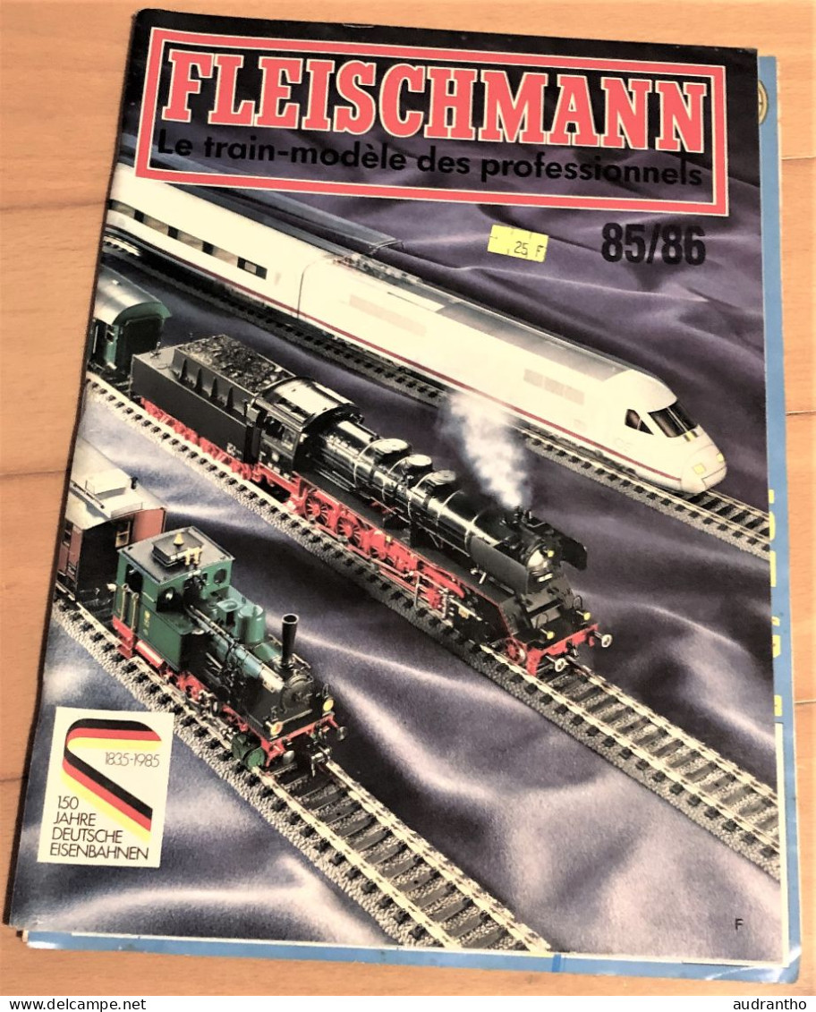 Catalogue FLEISCHMANN Le Train-modèle Des Professionnels HO 1985/1986 - Français