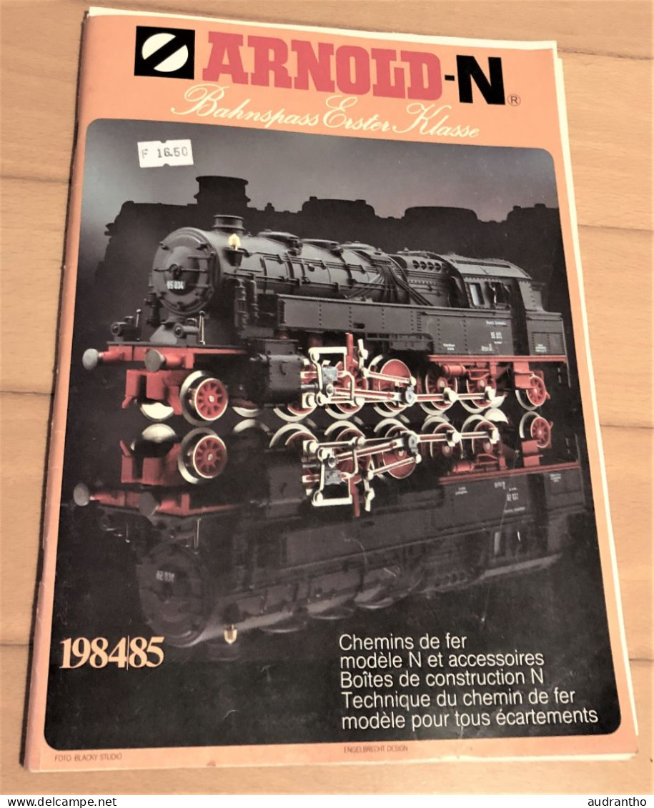 Catalogue ARNOLD-N 1984-1985 Modélisme Trains-chemins De Fer-modèle Et Boîte De Construction N Et Accessoires-techniques - Français