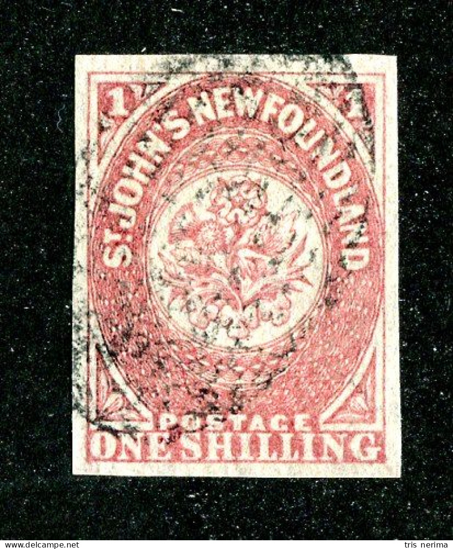 204 Newfoundland 1860 Scott 23 (SG23) Used (Lower Bids 20% Off) - 1857-1861