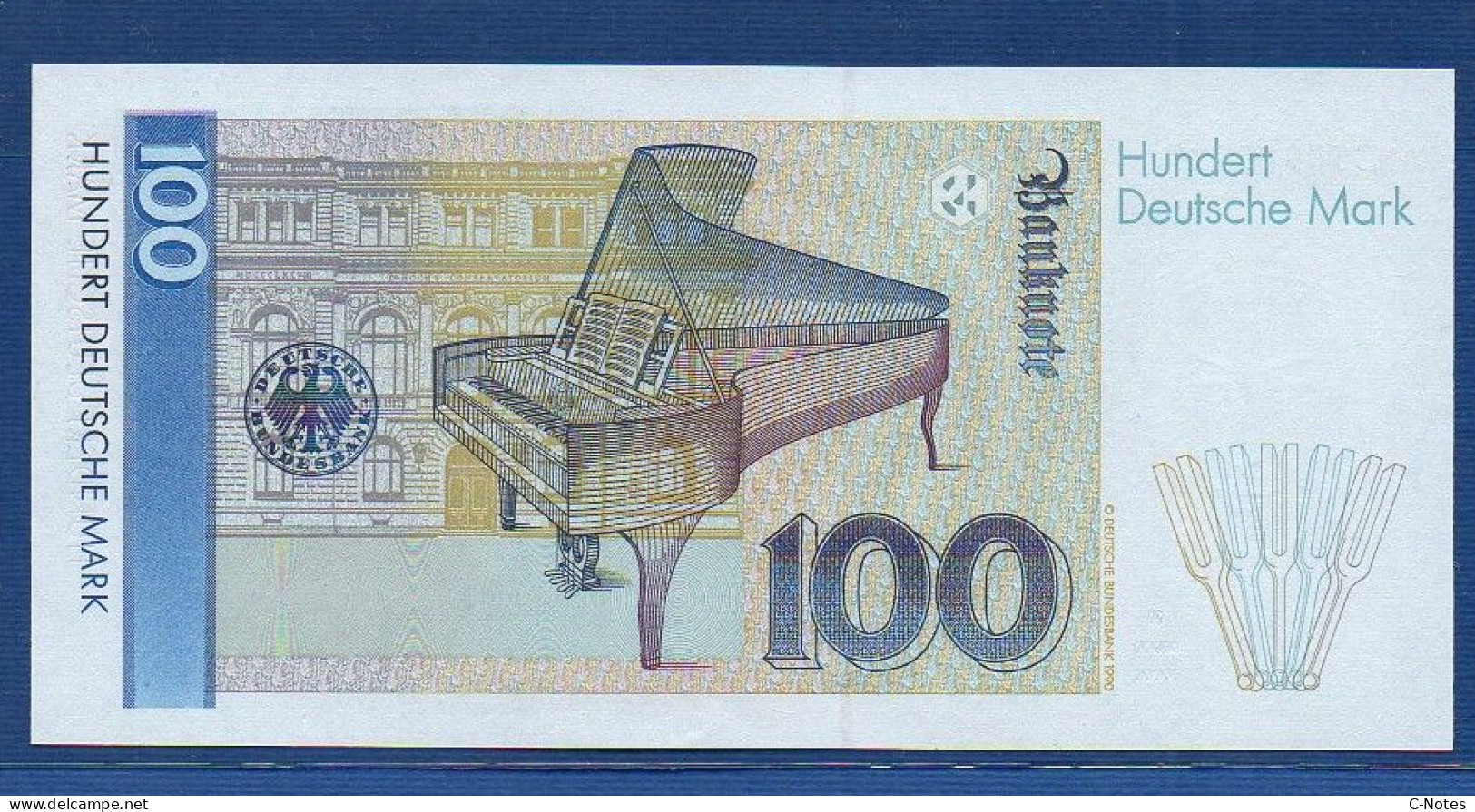 FEDERAL REPUBLIC OF GERMANY - P.41c – 100 Deutsche Mark 1993 UNC, S/n DN3509254Y9 - 100 Deutsche Mark