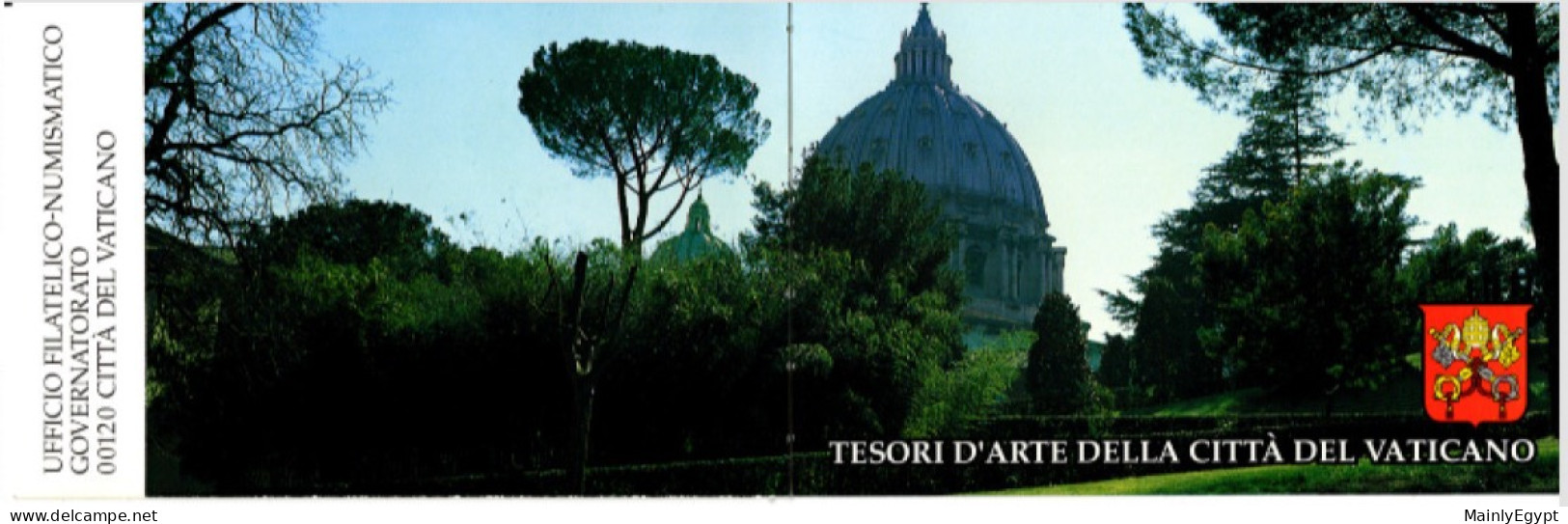 VATICAN Booklet 1993 Complete (4 Panes), Buildings In The Vatican  #F185 - Postzegelboekjes