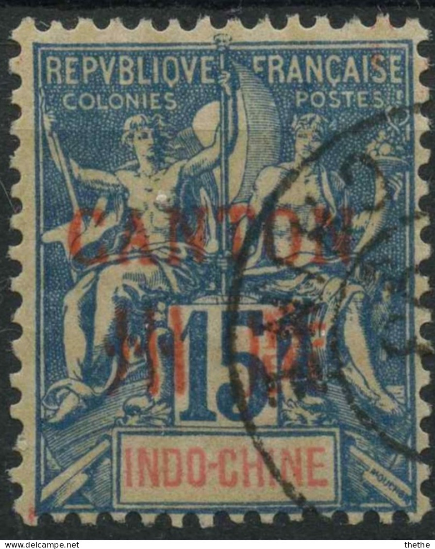 CANTON -  Type Des Colonies Françaises - Used Stamps