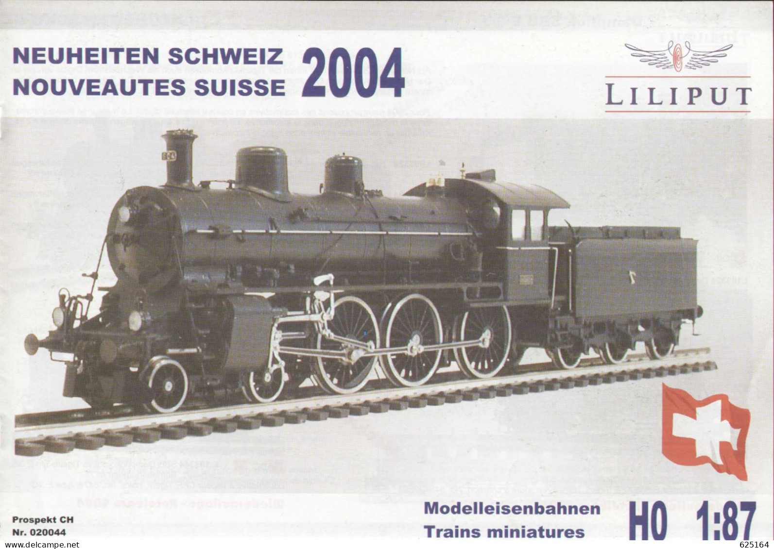 Catalogue LILIPUT 2004 Neuheiten Schweiz Nouveautés Suisse HO 1:87  - En Allemand Et Français - Français