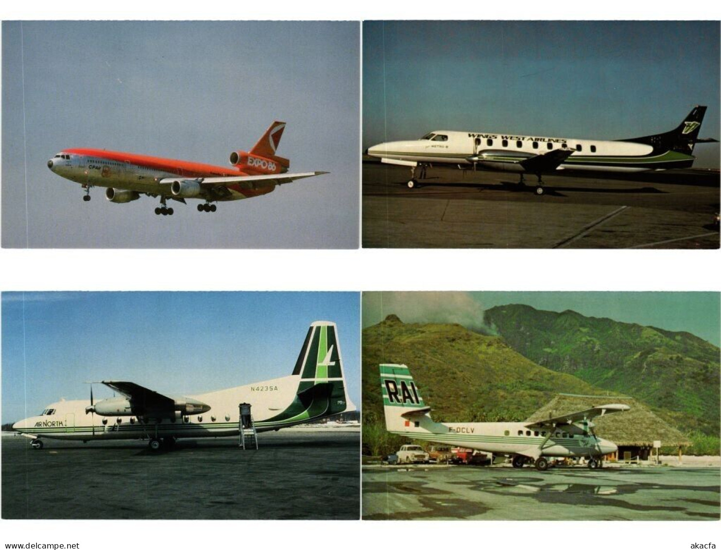 AIRCRAFT AVIATION 110 Modern Postcards Mostly Commercial (L6568)