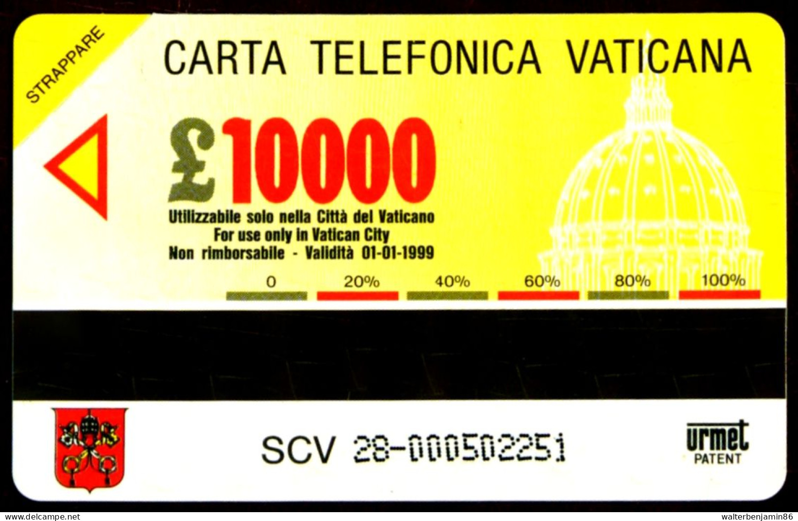 G VA 28 C&C 6028 SCHEDA TELEFONICA NUOVA MAGNETIZZATA VATICANO S. GIOVANNI DI DIO - Vaticano (Ciudad Del)