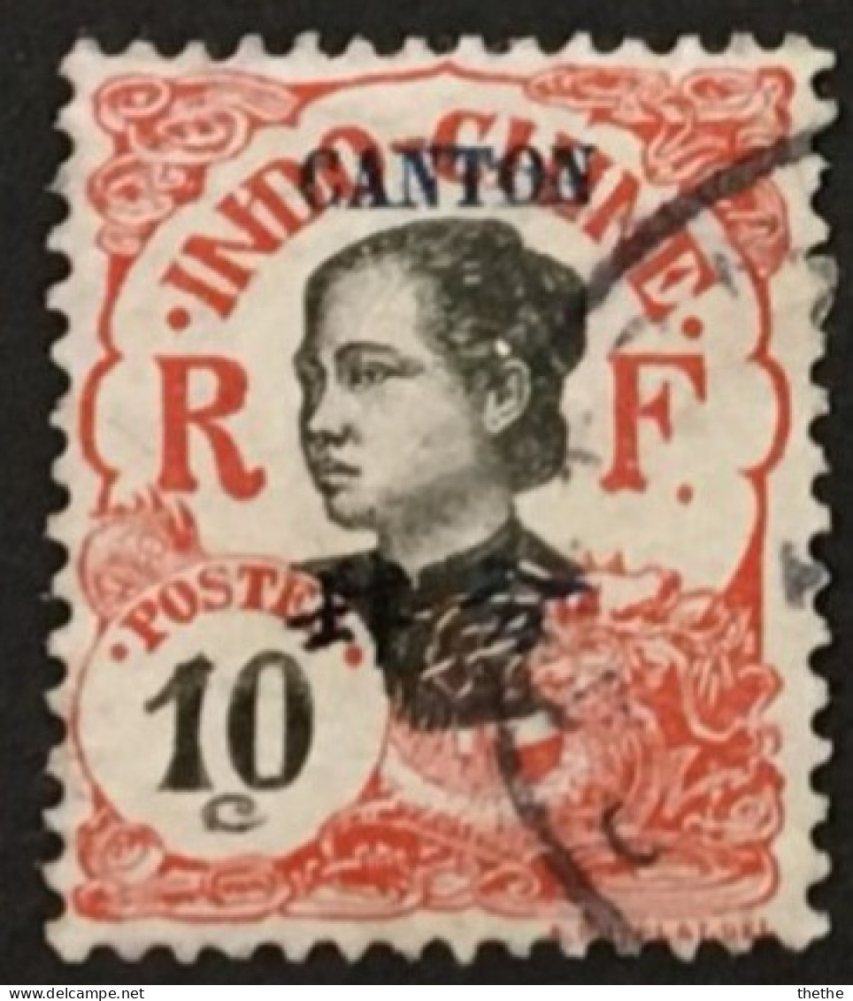 CANTON -  Femme Annamite - Used Stamps