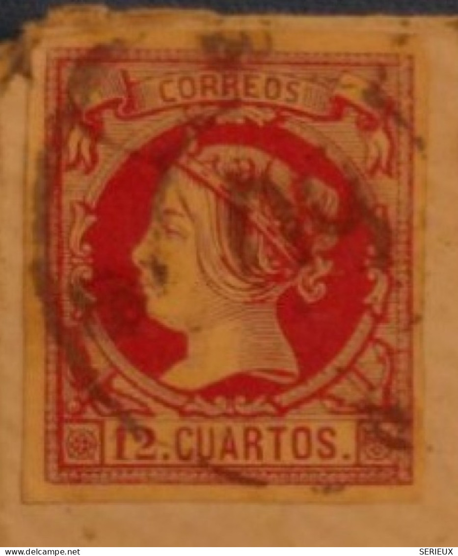 BS5 ESPANA   BELLE  LETTRE EN PORT 1866 VIGO  A  CHATEAU LAVALLIERE FRANCIA+TAXE 5 + + AFF PLAISANT++++ - Briefe U. Dokumente