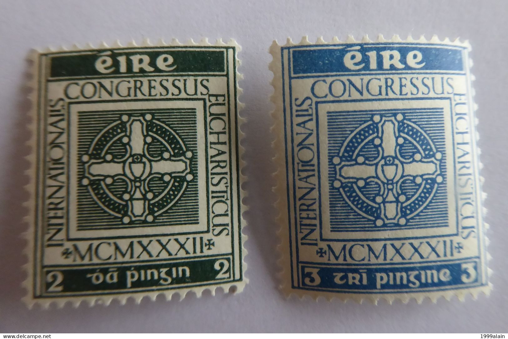 IRLANDE -EIRE 1932 CONGRES EUCHARISTIQUE YVERT N° 60/61 MNH** - Unused Stamps