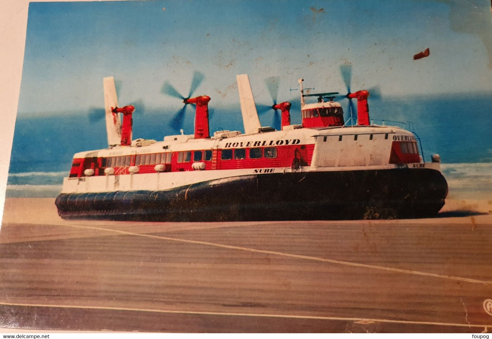 2 CARTES HOVERCRAFT SR N4 CALAIS RAMSGATE  HOVERLLOYD - Hovercrafts