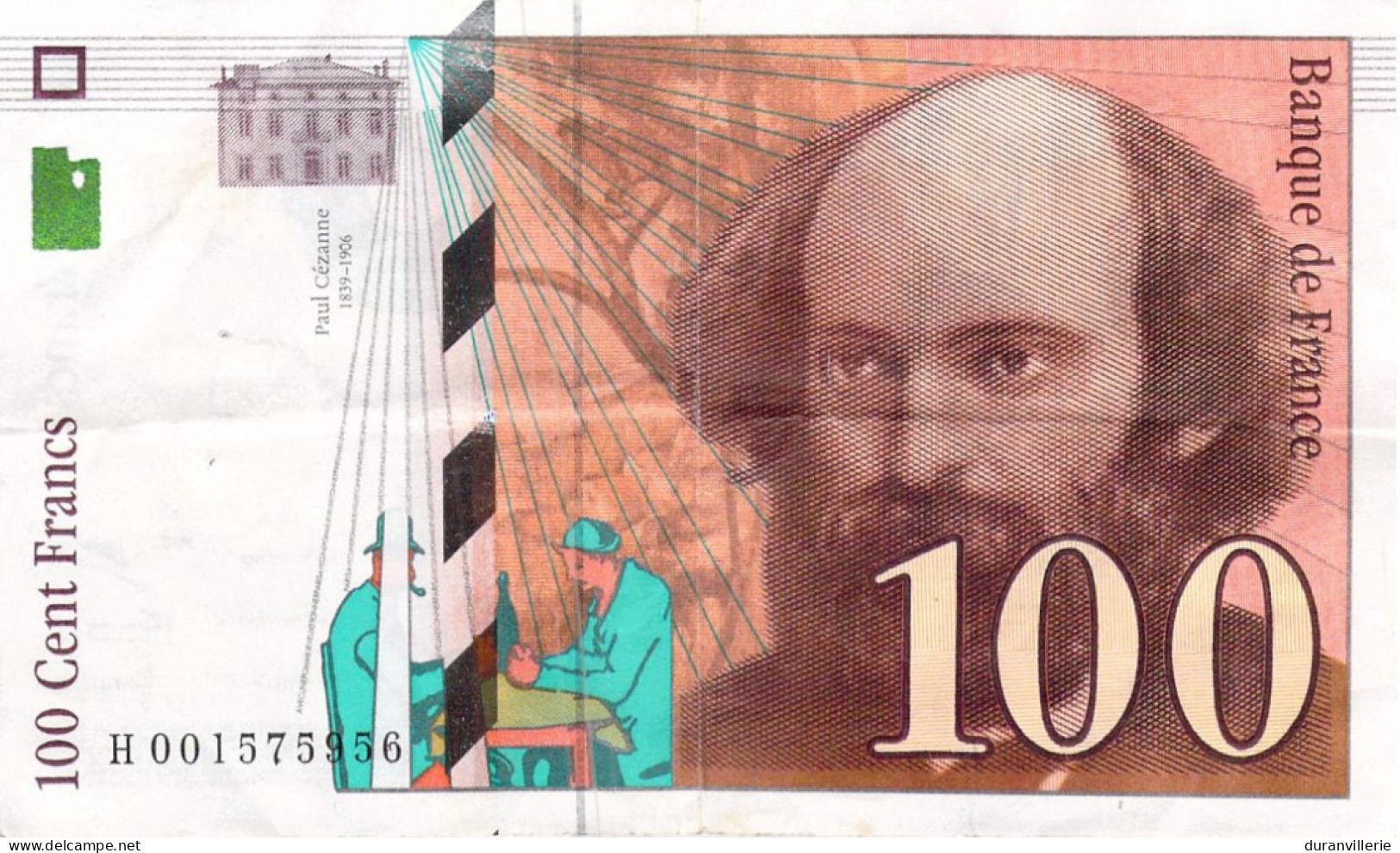 France, 100 Francs, Cézanne, 1997, H001575956, TTB, Fayette:F74.01, KM:158a - 100 F 1997-1998 ''Cézanne''