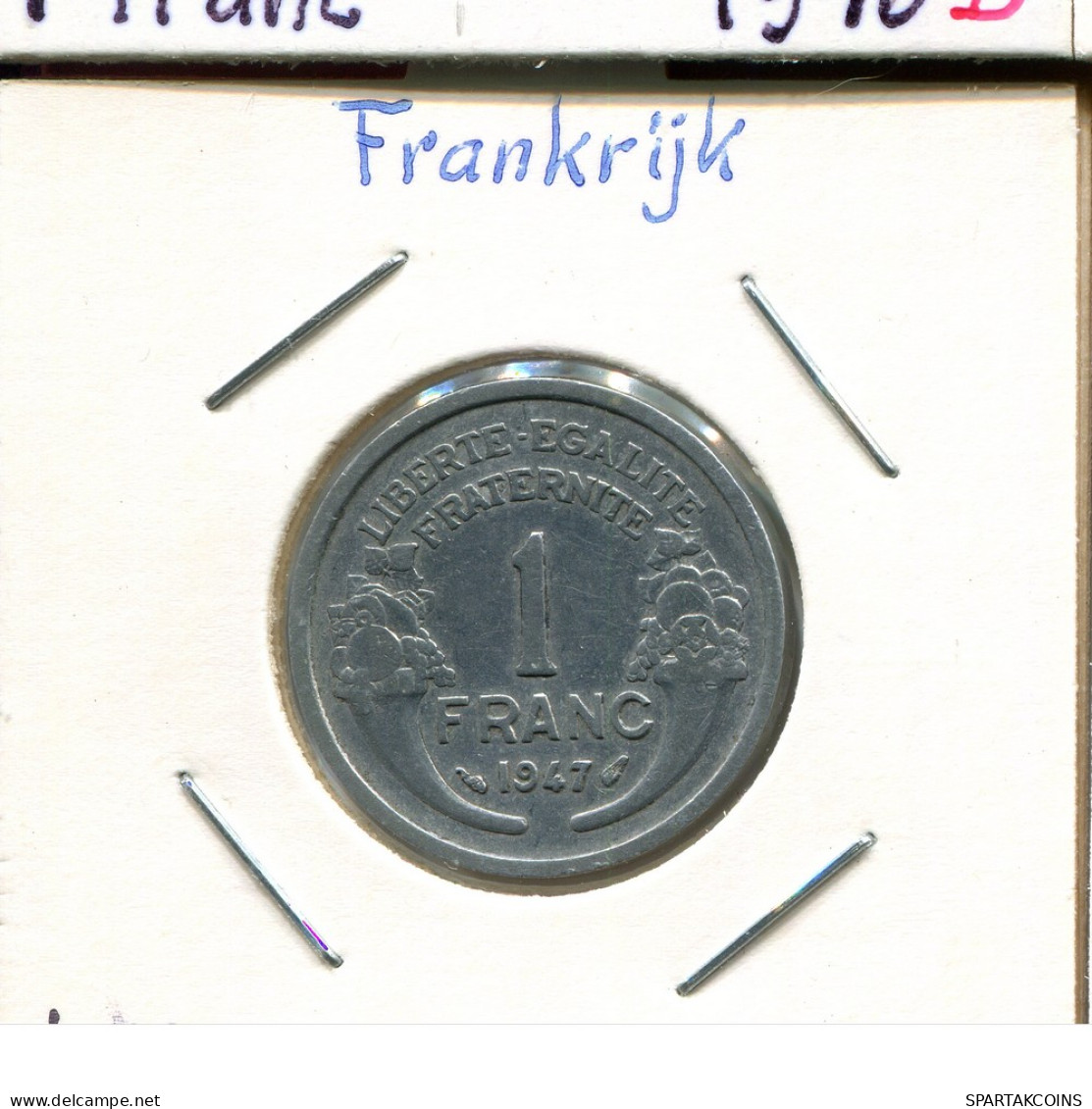 1 FRANC 1947 FRANCE Pièce Française #AM293.F - 1 Franc