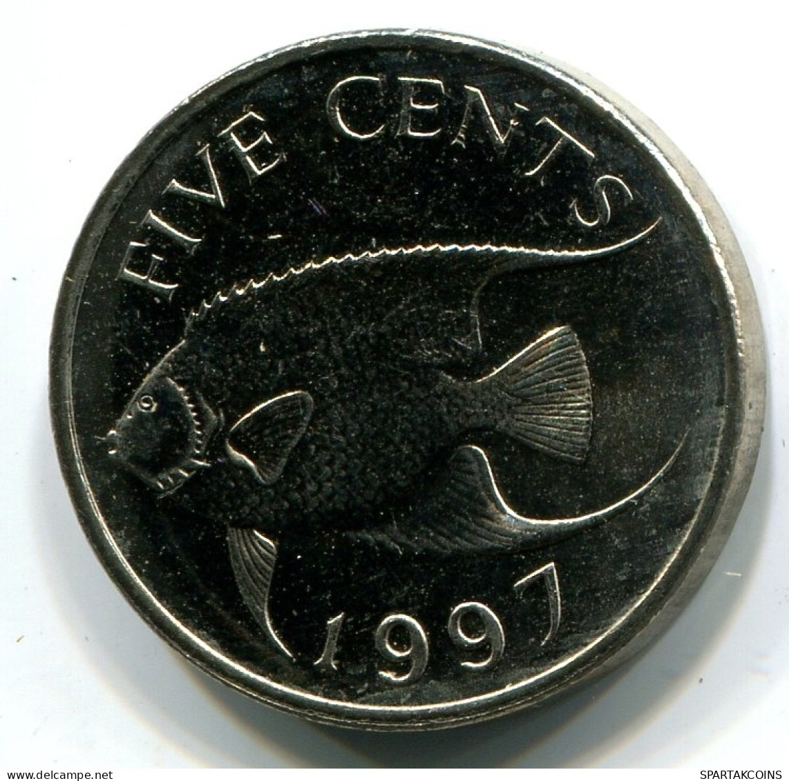5 CENT 1997 BERMUDA Coin UNC #W10978.U - Bermuda