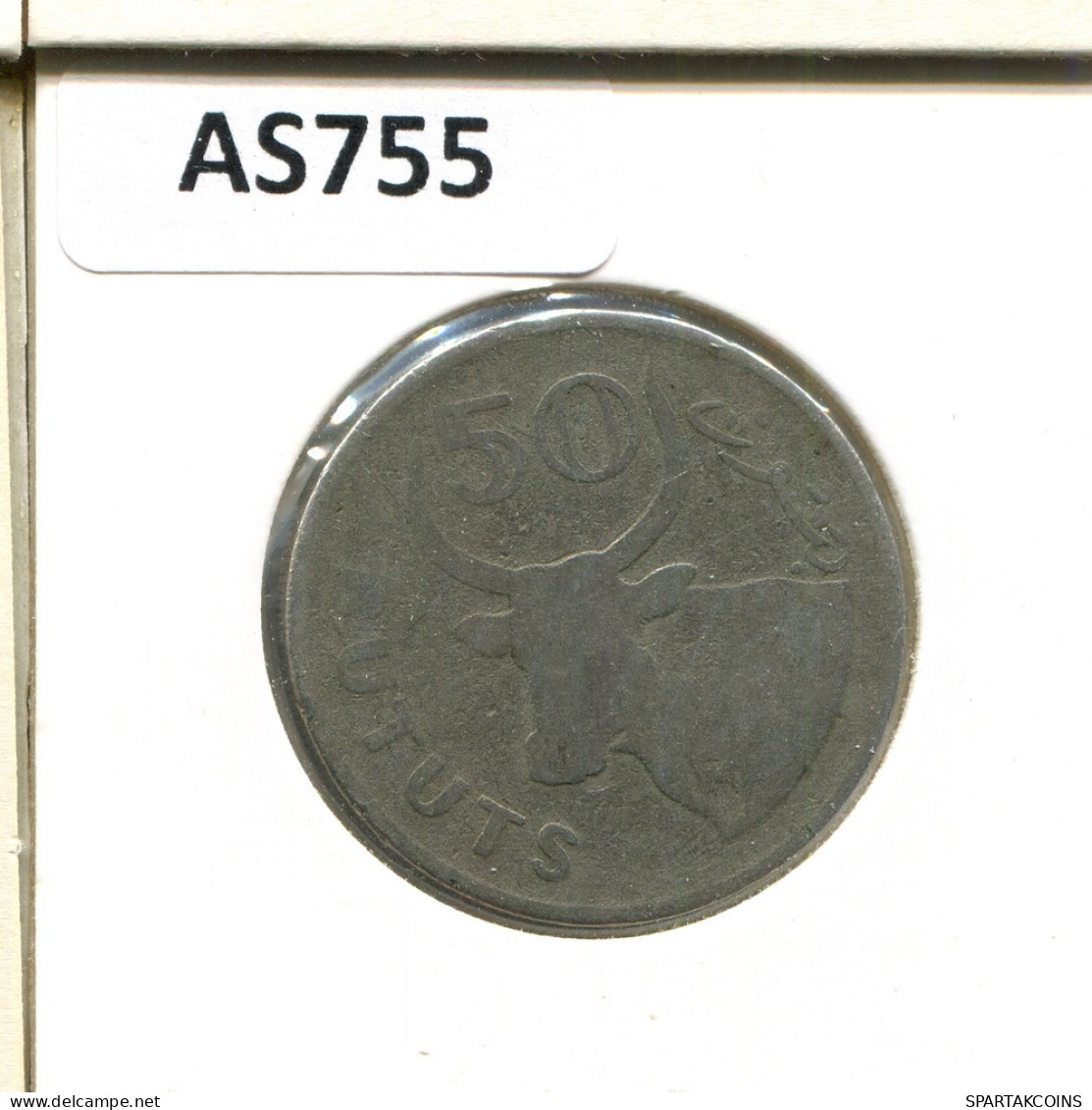 50 BUTUTS 1971 GAMBIA Coin #AS755.U - Gambie