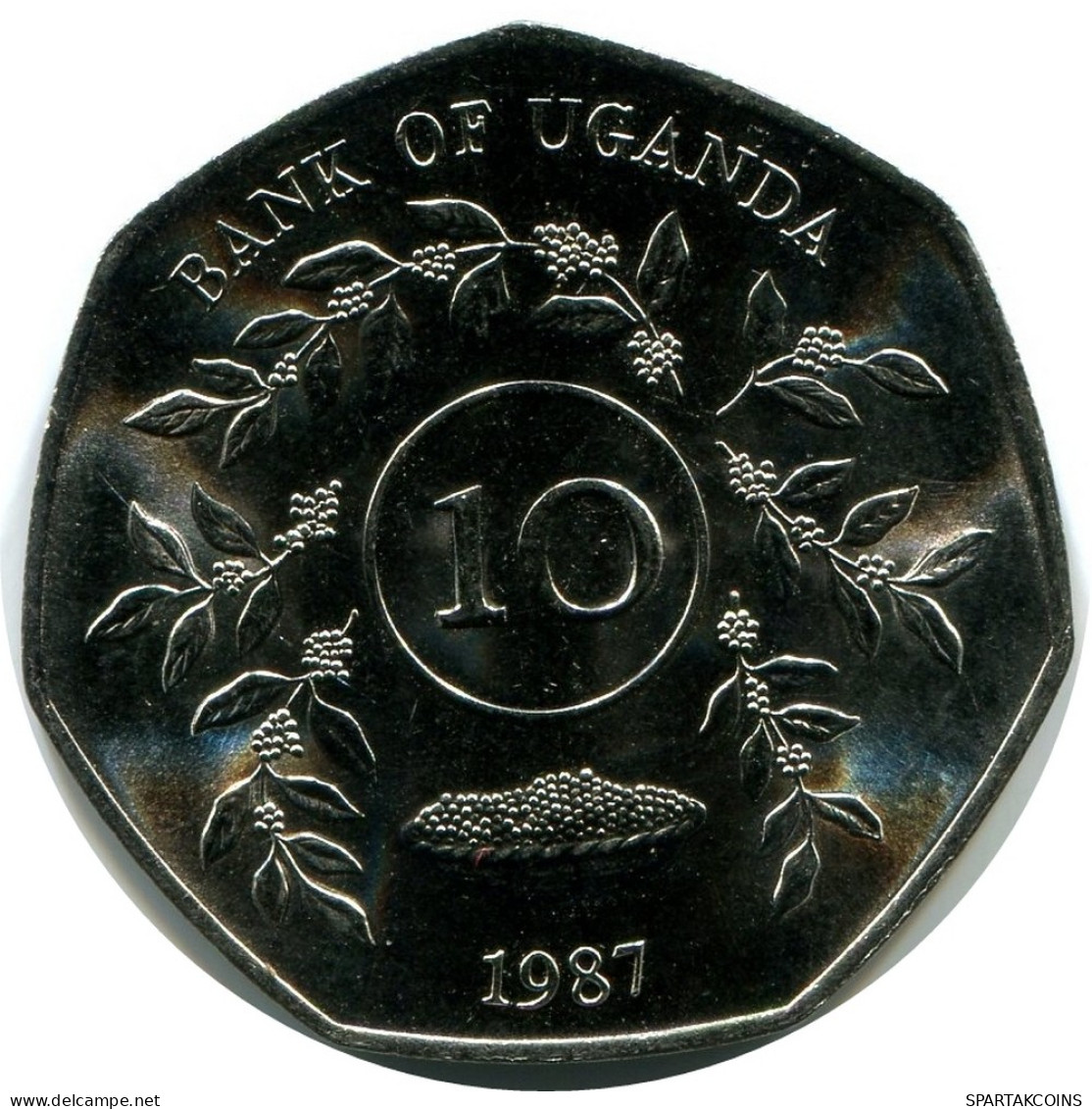 10 SHILLINGS 1987 UGANDA UNC Coin #M10207.U - Uganda