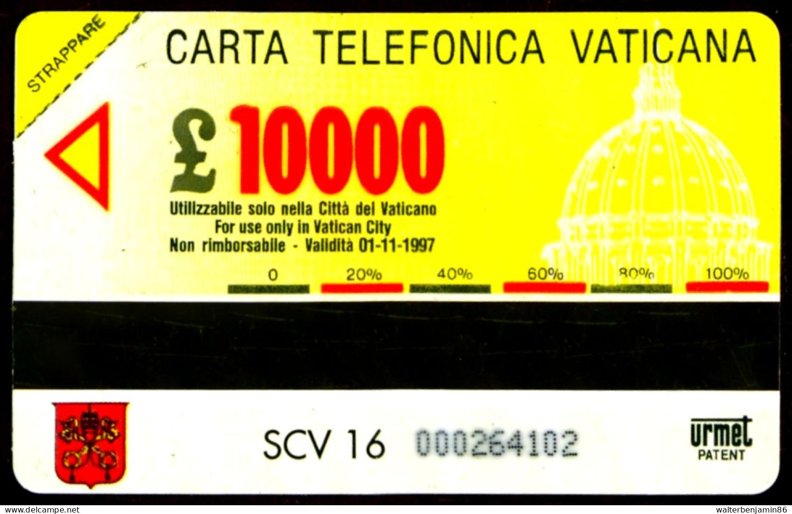 G VA 16 C&C 6016 SCHEDA TELEFONICA NUOVA MAGNETIZZATA VATICANO PRESEPIO 1994 OCR COME FOTO - Vatikan